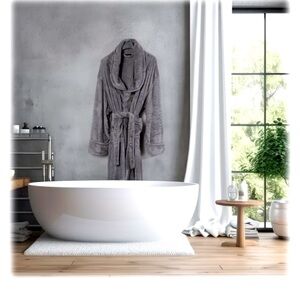 Luxury Gray Bathrobe